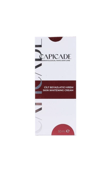 CAPİCADE Cilt Beyazlatıcı Krem Skin Whitening Cream 50 ml