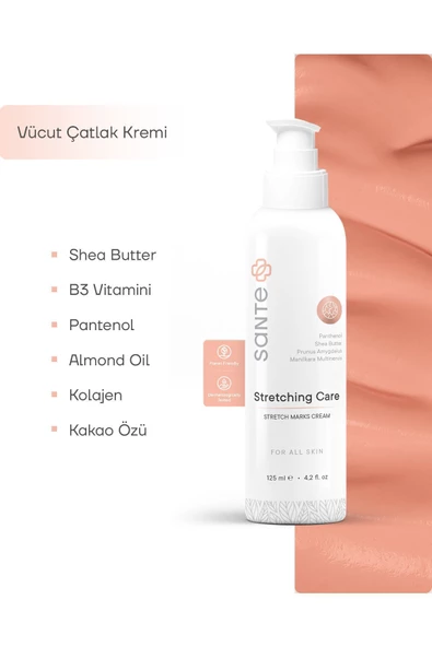 SANTEPLUS Çatlak Karşıtı Ve Yoğun Nemlendirici Krem (HAMİLELİK ÇATLAKLARI) 125 ml - 3
