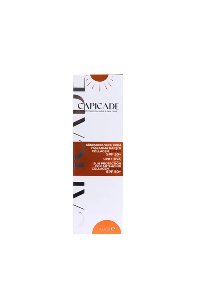 CAPİCADE Spf 50 Collagen Tinted Güneş Koruyucu Krem 100 Ml - Resim 3