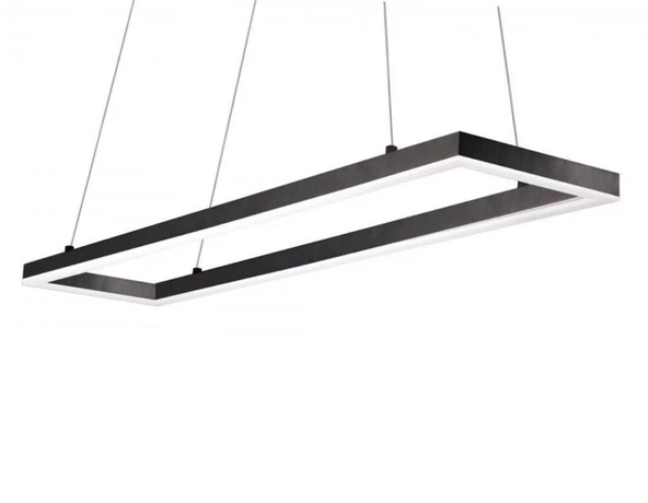 D-9016-1S Dikdörtgen Linear Aydınlatma Modern Led Avize