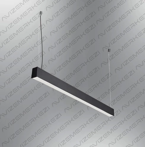 D-9001-1S 3x4 Cm Kasa Linear Aydınlatma