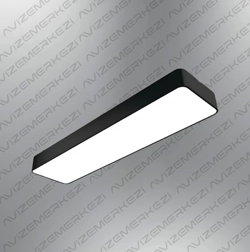 D-9004-1S Oval Dikdörtgen Davul Modern Led Sarkıt