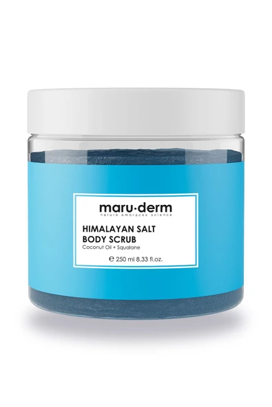 Maru.Derm Body Scrub | Himalaya Tuzu Vücut Peelingi | Squalane + Hindistan Cevizi Yağı 250 ML - 5