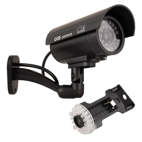 Ayt Powermaster Kırmızı Yanıp Söner Ledli Sah te Maket Kamera Pilli Caydırıcı Kamera Güvenlik Kamerası - 4