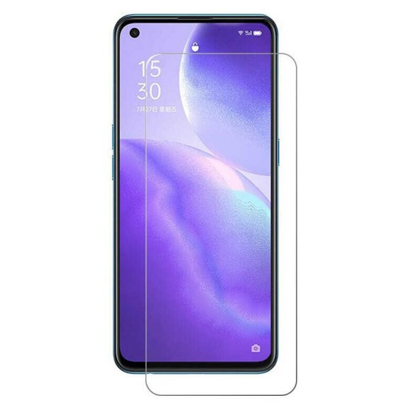 Oppo Reno 5 Lite Maxi Glass Temperli Cam Ekran Koruyucu