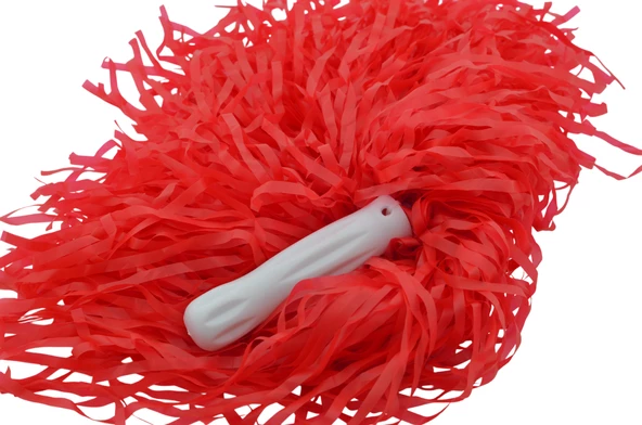 Gösteri ve Kutlama Ponponu 1 Çift Kırmızı Renkli - 3