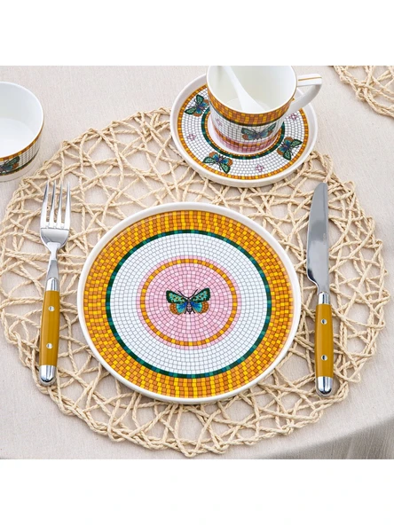 Karaca Forever Bone Papillon 33 Parça 6 Kişilik Kahvaltı Takımı - 3