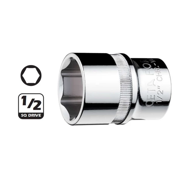 Ceta Form 1/2” 6 Köşe Lokma Anahtar 18 mm-CETA C22-H18