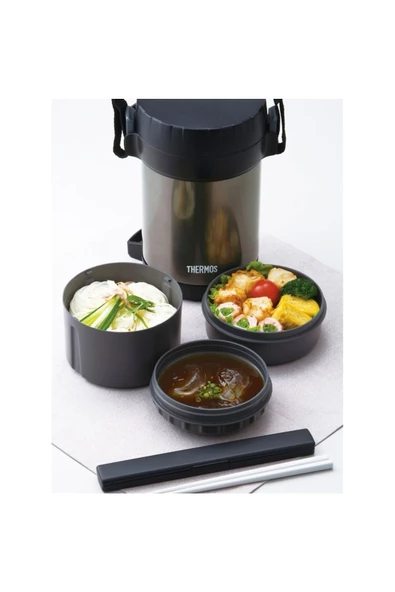 3 Bölmeli Yemek Termosu 1,3 Lt - 5