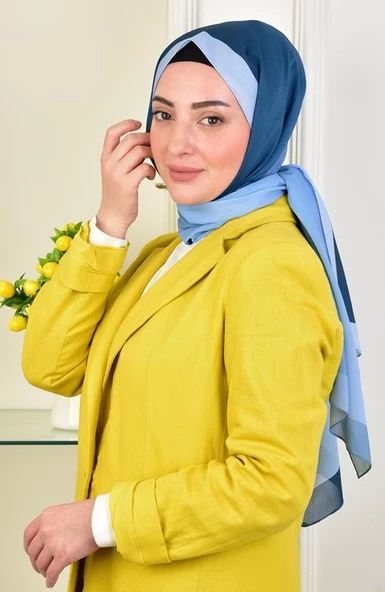 Alize Degrade Şal Lacivert