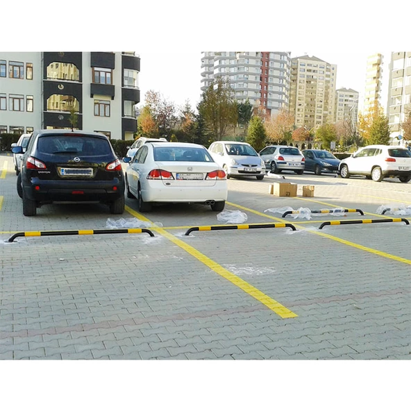Park Stoperi Demir Otopark Stoperi Araç Stoperi Otopark Bariyeri 200cm Ø60mm 2mm - 2