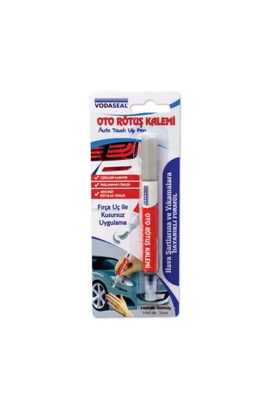 Vodaseal Oto Rötuş Kalemi Metalik Gri 5 ml