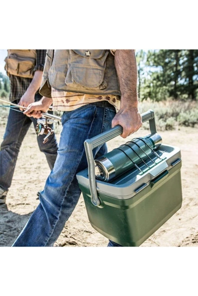 Stanley Klasik Vakumlu 1.9 lt Çelik Termos Siyah - Resim 5