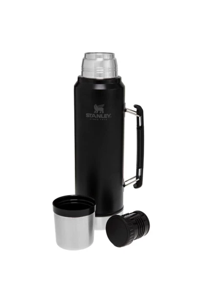 1 Lt Klasik Vakumlu Çelik Termos Siyah