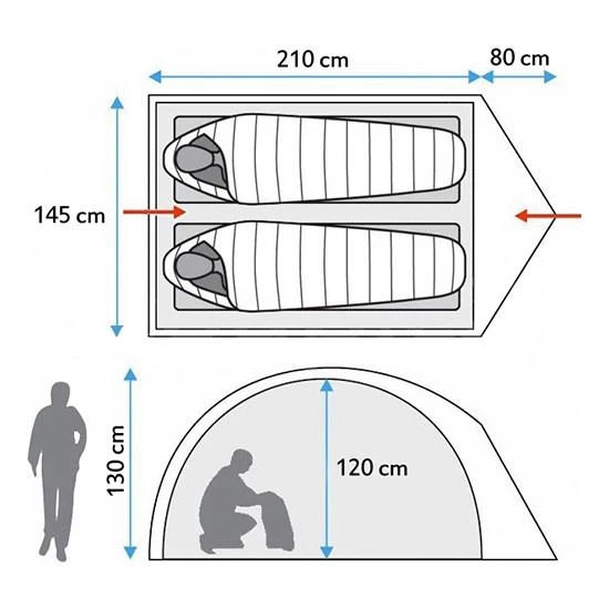 Evolite Turtle 2 Kişilik Çadır - 4 Mevsim - 2