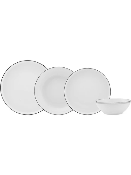 Karaca Streamline Eclipse Platin 24 Parça 6 Kişilik Yemek Takımı - 3