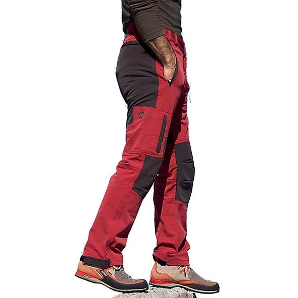 HIGH MOUNTAİN BAMBU PANTOLON KIRMIZI ANTRASİT - 2