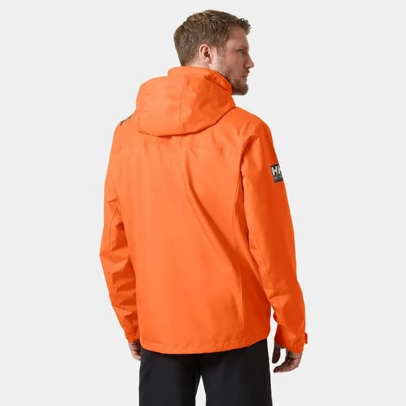 HELLY HANSEN CREW HOODED JACKET 2.0 KAPÜŞONLU TURUNCU ERKEK - 3