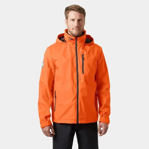 HELLY HANSEN CREW HOODED JACKET 2.0 KAPÜŞONLU TURUNCU ERKEK - 4
