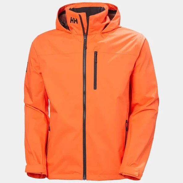 HELLY HANSEN CREW HOODED JACKET 2.0 KAPÜŞONLU TURUNCU ERKEK - 5