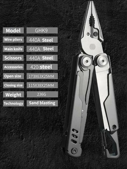 GRAND HARVEST GHK9 ARMOR PİERCİNG MULTİ TOOL - 2