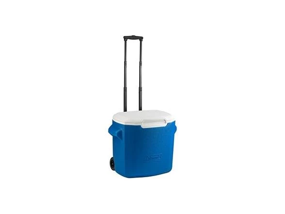 Coleman Performance Tekerlekli 28QT Mavi buzluk - 3