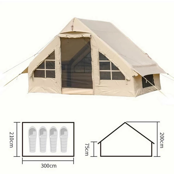 MADFOX BURTON GLAMPİNG ŞİŞME ÇADIR - 2