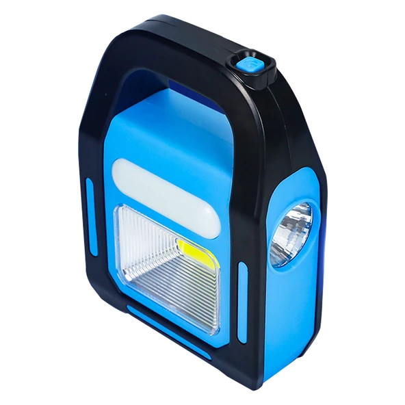 Ayt Powermaster HB-9707A 3 Kademeli Powerbank Özellikli Şarjlı Solar Güneş Enerjili Kamp Lambası Led Aydınlatma Işıldak - 3