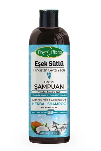 Eşek Sütlü Hindistan Cevizi Yağlı Bitkisel Şampuan - 2