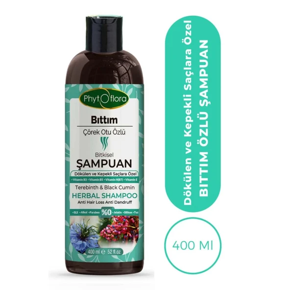 Bıttım Çörek Otu Özlü Bitkisel Şampuan