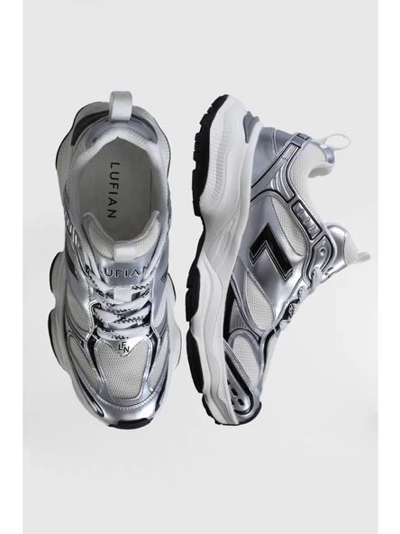 Lufian Jones Erkek Deri Sneaker Ayakkabı Beyaz - 5