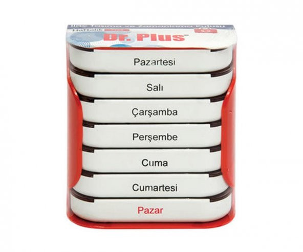 Dr Plus İlaç Taşıma ve Zamanlama Kutusu Haftalık 7X24