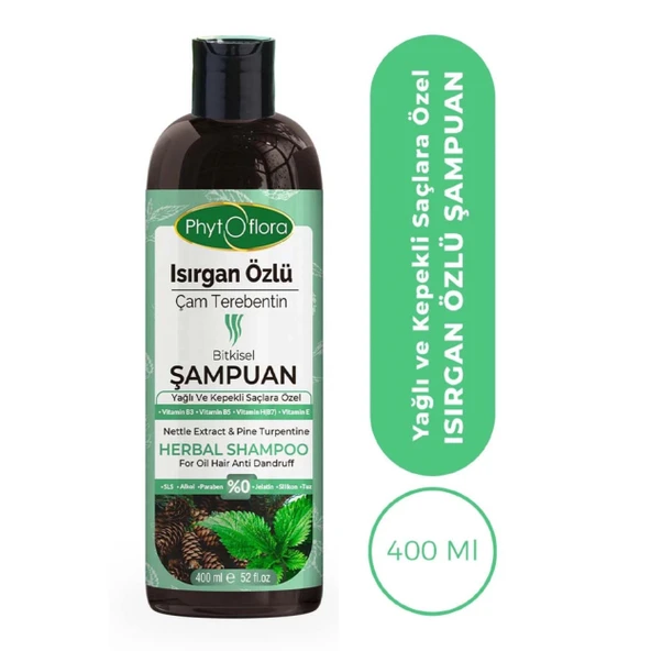 Isırgan Özlü Çam Terebentin Özlü Bitkisel Şampuan