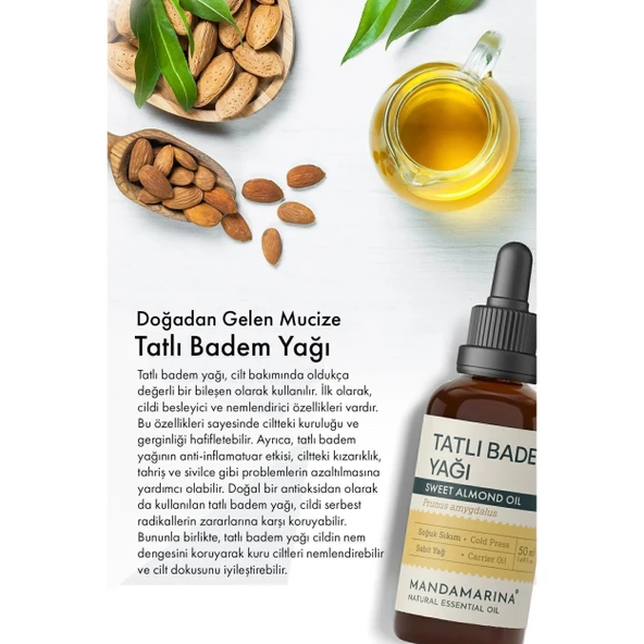 Tatlı Badem Yağı 50 ML - 4