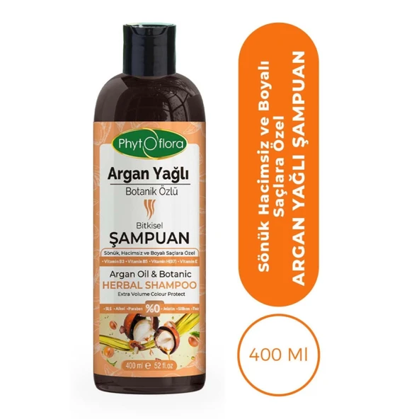 Argan Yağlı Botanik Özlü Bitkisel Şampuan