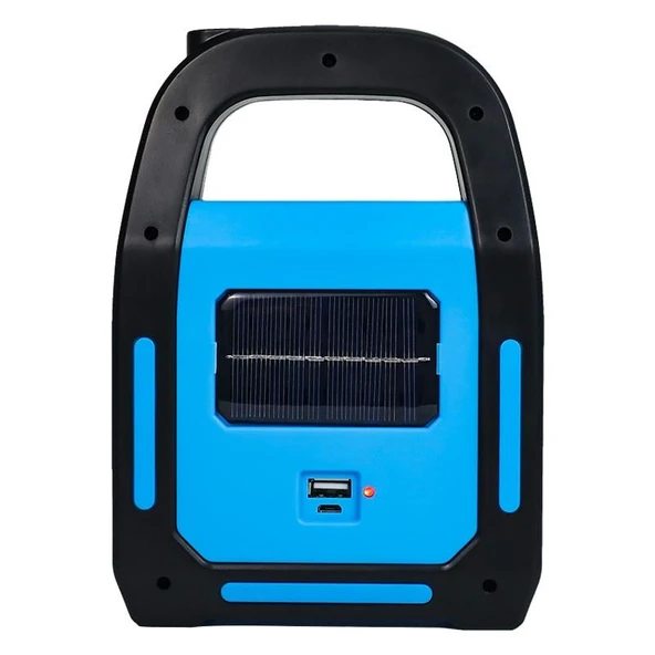 Ayt Powermaster HB-9707A 3 Kademeli Powerbank Özellikli Şarjlı Solar Güneş Enerjili Kamp Lambası Led Aydınlatma Işıldak - 5