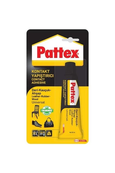 PATTEX YAPISTIRICI DERI - KAUCUK - AHSAP 50GR - 2
