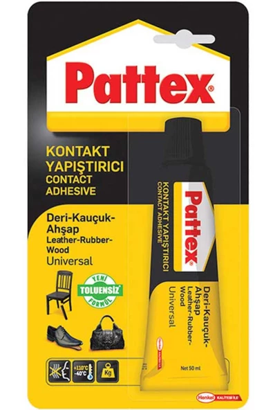 PATTEX YAPISTIRICI DERI - KAUCUK - AHSAP 50GR