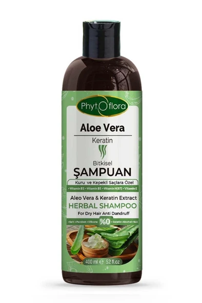 Aloe Vera ve Keratinli Bitkisel Şampuan - 2