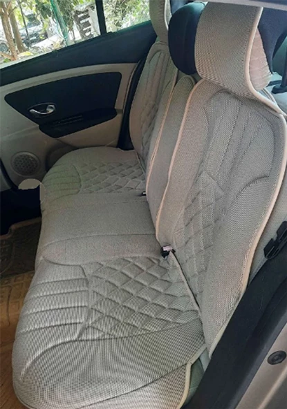 Renault Fluence Oto Koltuk Minderi Full Set Takım-Bej Renk - 2