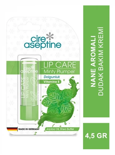 Cire Aseptine Lip Care Minty Plumper Dudak Nemlendirici 4,5