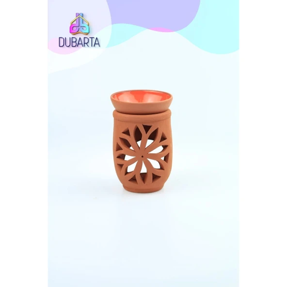 El Yapımı Lotus Toprak Buhurdanlık