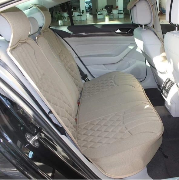 Renault Fluence Oto Koltuk Minderi Full Set Takım-Bej Renk - 3