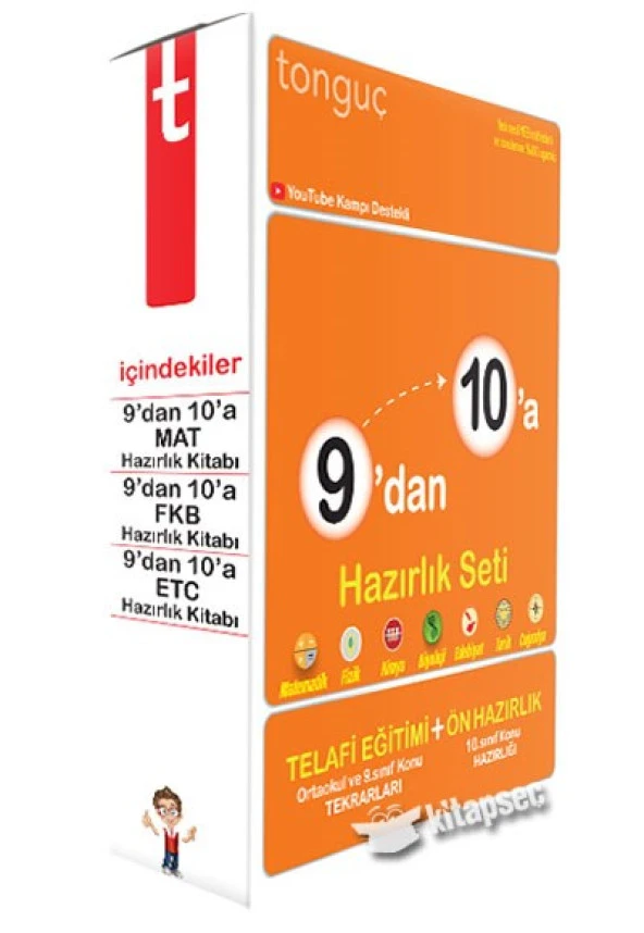 9 dan 10 a Hazırlık Seti Tonguç Akademi
