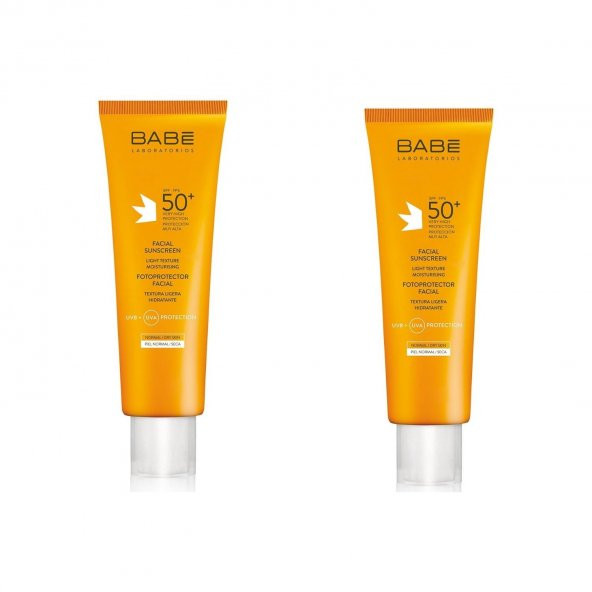 Babe Facial Sunscreen Light Texture SPF50+ 50 ml - 2li Kofre
