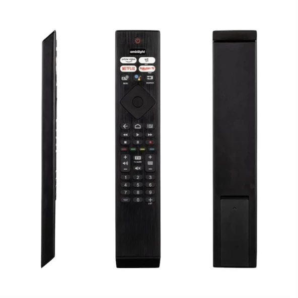 Ayt Weko Kl Ses Komutsuz Philips Ph-v4 Netflix Rakuten Tv Prime Video Tuşlu Lcd Led Tv Kumandası Uzaktan Kumanda - Resim 4