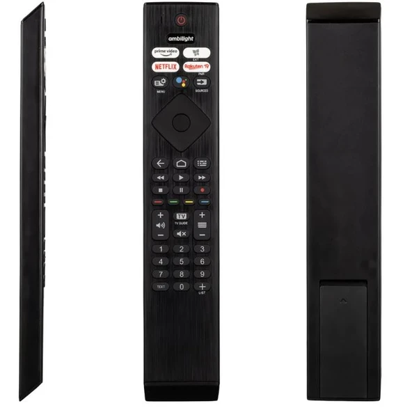 Ayt Weko Kl Ses Komutsuz Philips Ph-v4 Netflix Rakuten Tv Prime Video Tuşlu Lcd Led Tv Kumandası Uzaktan Kumanda - Resim 3