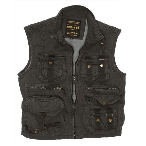 STURM SURVIVAL COK CEPLI SIYAH YELEK - 7
