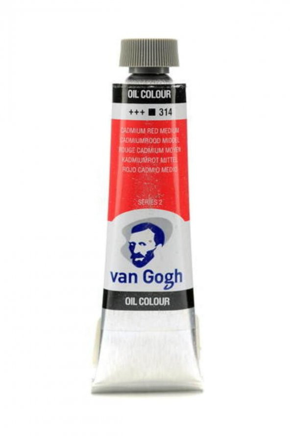 Van Gogh Yağlı Boya 40 ml. 314 Cadmium Red Medium