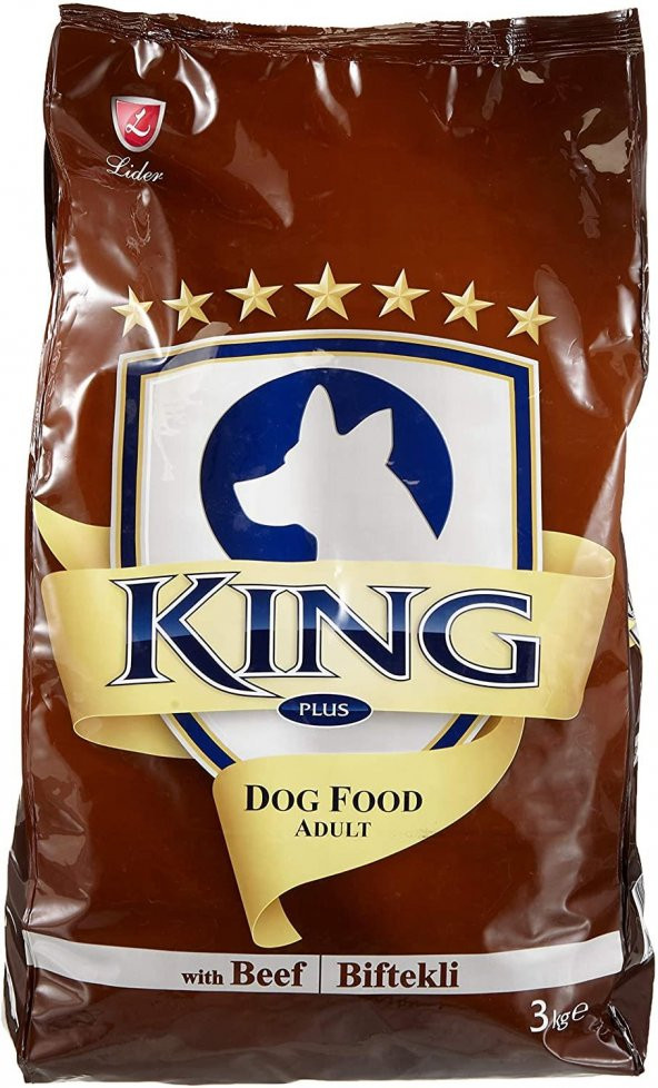 King Biftekli Yetişkin Köpek Maması 3 kg